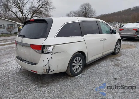 2016 Honda Odyssey Ex z USA, uszkodzony, nr VIN 5FNRL5H41GB095828